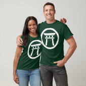Torii in een cirkel T-Shirt (Unisex)