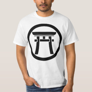 Torii in een cirkel t-shirt
