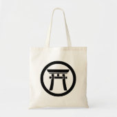 Torii in een cirkel tote bag (Voorkant)