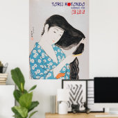 Torii Kotondo Geisha Poster – Traditioneel Japans (Thuiskantoor)