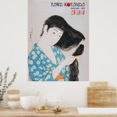 Torii Kotondo Geisha Poster – Traditioneel Japans (Keuken)