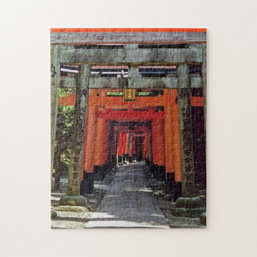 Torii-poorten - Kyoto, Japan, Azië Legpuzzel (Verticaal)