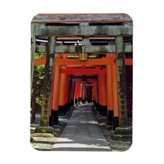 Torii-poorten - Kyoto, Japan, Azië Magneet (Verticaal)