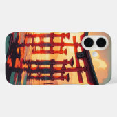 Torii van het opkomende licht Case-Mate iPhone case (Achterkant (horizontaal))