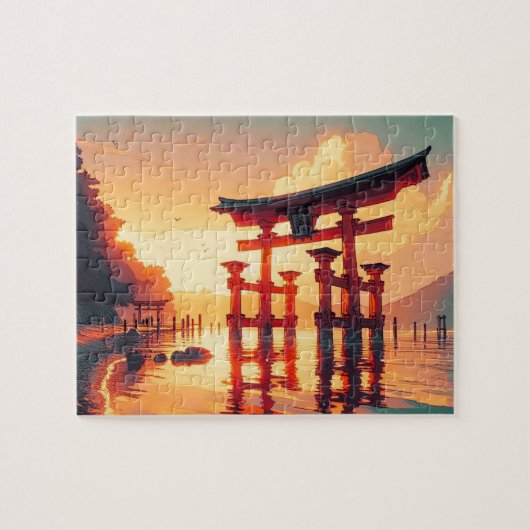Torii van het Rijzende Licht Legpuzzel (Horizontaal)
