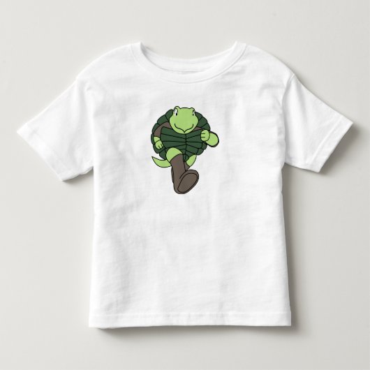 Torin de Schildpad Loopt Kinder Shirts (Voorkant)