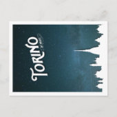 Torino bij nacht - briefkaart (Voorkant)