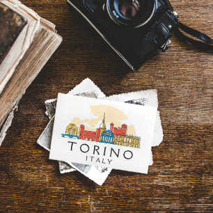 Torino Italië  stadsgezicht Briefkaart