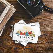 Torino Italië  stadsgezicht Briefkaart