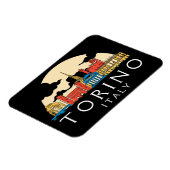 Torino Italië stadsgezicht Magneet (Linkerzijde)