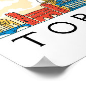 Torino Italië stadsgezicht Poster (Hoek)