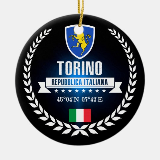 Torino Keramisch Ornament (Voorkant)