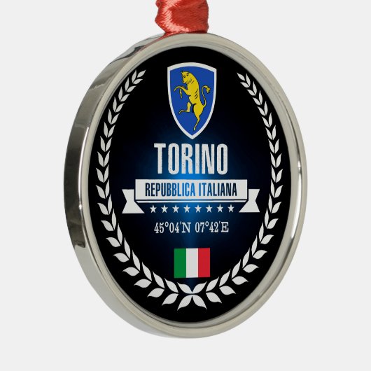 Torino Metalen Ornament (Rechts)