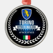 Torino Metalen Ornament (Voorkant)