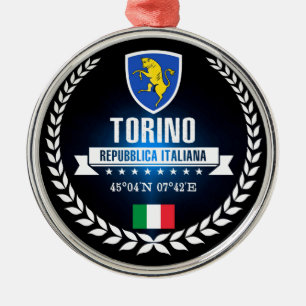 Torino Metalen Ornament