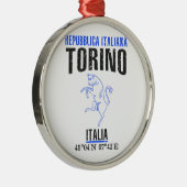 Torino Metalen Ornament (Rechts)