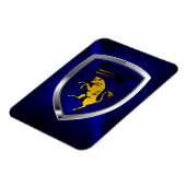 Torino Mettalic Emblem Magneet (Linkerzijde)