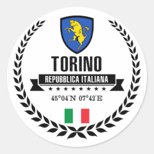 Torino Ronde Sticker
