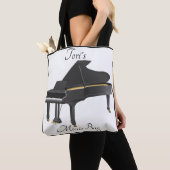 Tori's Piano Print Music Bag Tote Bag (Dichtbij)