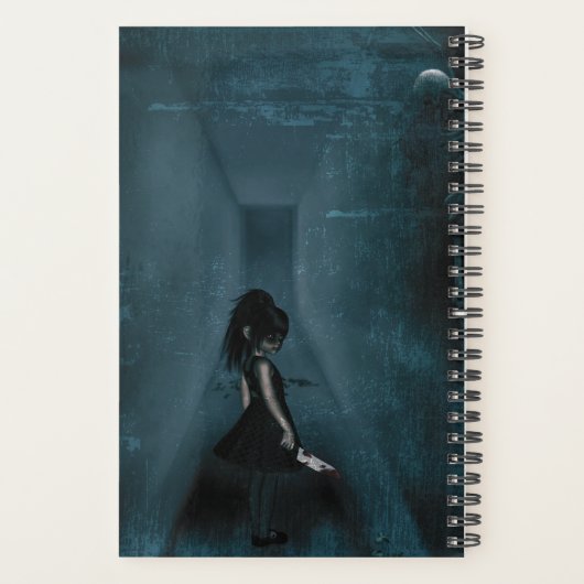 Tormented Gothic Girl Planner (Achterkant)