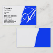 Torn Away - Blue Visitekaartje (Voorkant / Achterkant)