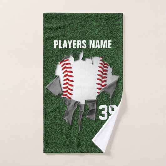 Torn Baseball Bad Handdoek (Handdoek)