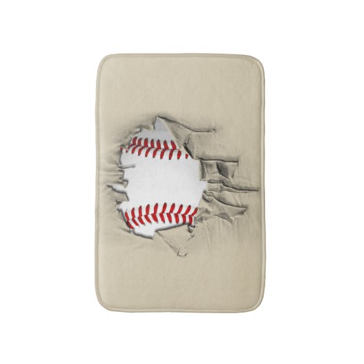 Torn Baseball Badmat (Voorkant Verticaal)