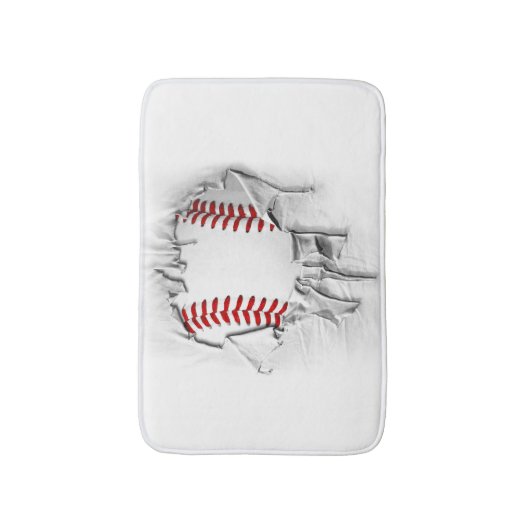 Torn Baseball Badmat (Voorkant Verticaal)