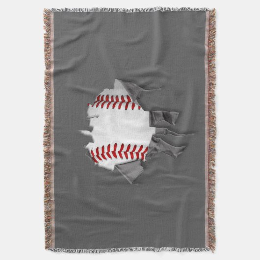 Torn Baseball Deken (Voorkant Verticaal)