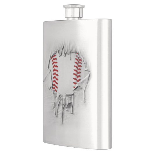 Torn Baseball Flask Flacon (Links)