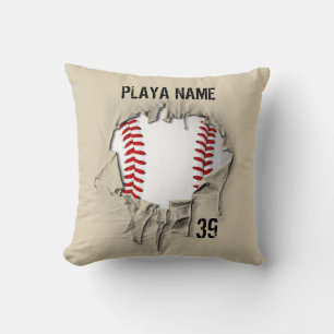 Torn Baseball (gepersonaliseerd) Kussen