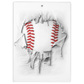 Torn Baseball Klembord (Achterkant)