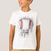 Torn Baseball T-shirt (Voorkant)