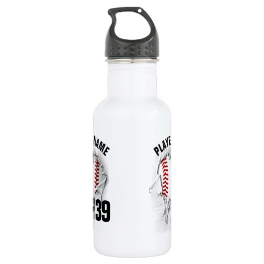 Torn Baseball Waterfles (Achterkant)