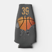 Torn Basketball Bottle Cooler (Voorkant)
