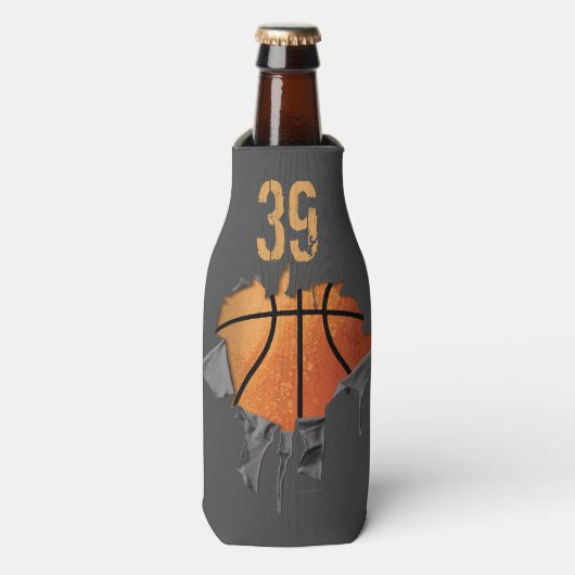 Torn Basketball Bottle Cooler (Fles Voorkant)