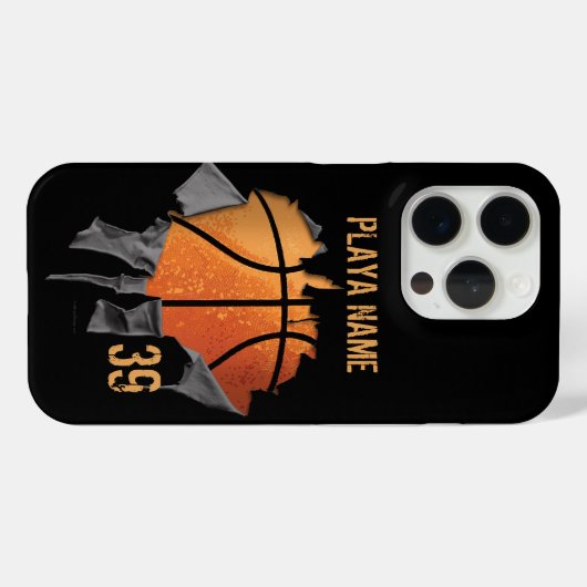 Torn Basketball Case-Mate iPhone Case (Achterkant (horizontaal))