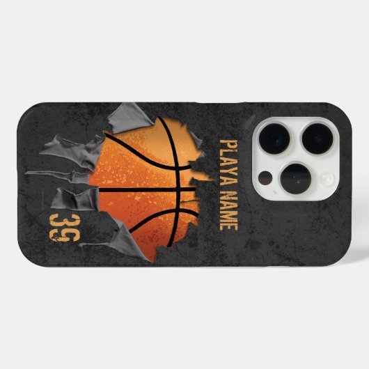 Torn Basketball Case-Mate iPhone Case (Achterkant (horizontaal))