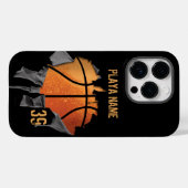 Torn Basketball Case-Mate iPhone Case (Achterkant (horizontaal))