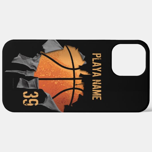 Torn Basketball Case-Mate iPhone Case (Achterkant / Rechts)