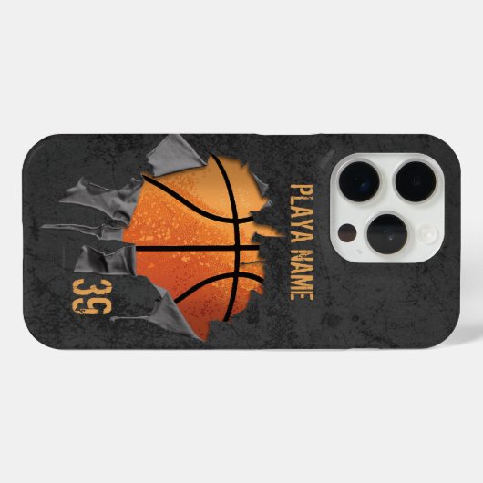 Torn Basketball Case-Mate iPhone Case (Achterkant (horizontaal))