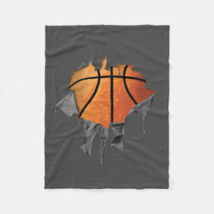 Torn Basketball Fleece Deken
