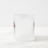 Torn Basketball Frosted Glass Coffee Mok (Center)