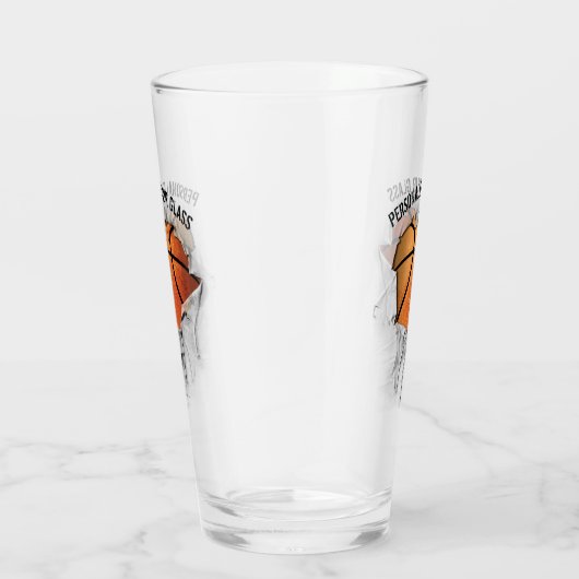 Torn Basketball (gepersonaliseerd) Glas (Rechts)