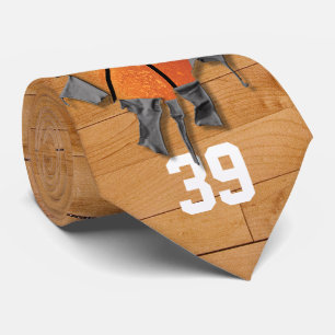 Torn Basketball (gepersonaliseerd) Stropdas