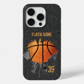 Torn Basketball (getextureerd) Case-Mate iPhone Case (Achterkant)