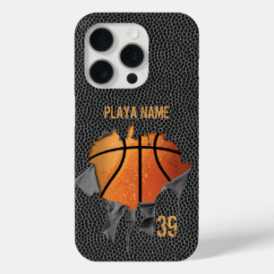 Torn Basketball (getextureerd) iPhone 15 Pro Case