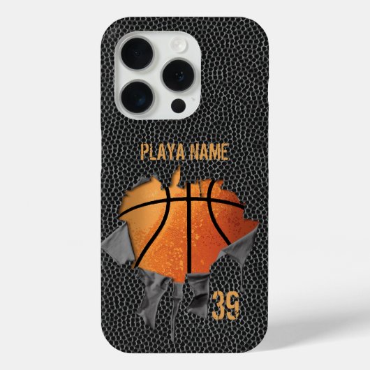 Torn Basketball (getextureerd) Case-Mate iPhone Case (Achterkant)