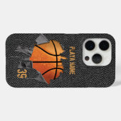 Torn Basketball (getextureerd) Case-Mate iPhone Case (Achterkant (horizontaal))
