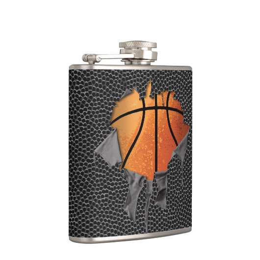 Torn Basketball (getextureerd) Heupfles (Rechts)